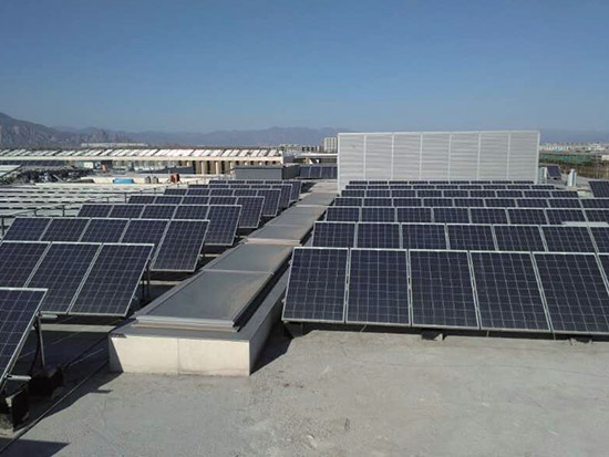 4、中國人壽研發中心光伏發電項目，裝機容量135KW