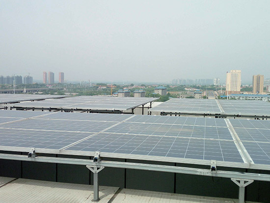 5、國家節能建筑材料質量監督檢驗中心光伏發電項目，裝機容量147.52KW