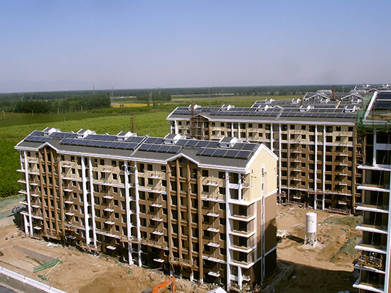 22、大興榆垡回遷房太陽能熱水工程