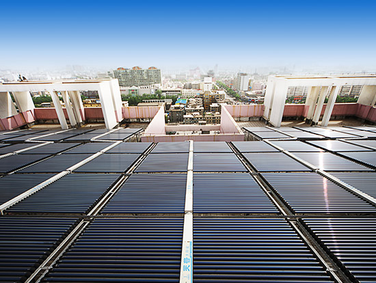 16、山西臨汾政府家屬樓太陽能熱水工程